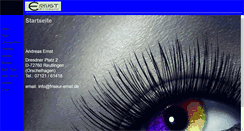 Desktop Screenshot of friseur-ernst.de