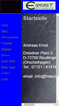 Mobile Screenshot of friseur-ernst.de