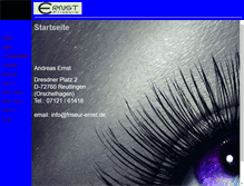 Tablet Screenshot of friseur-ernst.de